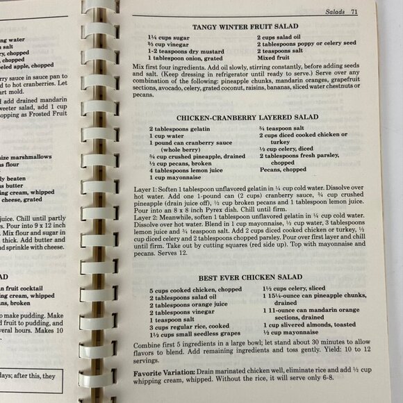 Christmas Favorites Spiral-Bound The Holiday Handbook 1990 Edition Recipes Tips - Picture 10 of 16